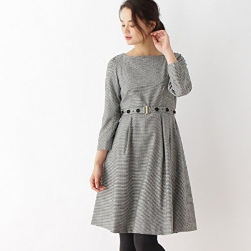 Amazon Co Jp アナトリエ Anatelier ワンピース Wrラメチドリ ガンメタリック 218 38 M 服 ファッション小物