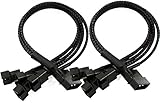 TeamProfitcom 4 Pin Molex to 4 x 3/4-Pin 12V PC