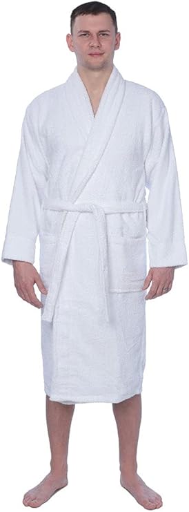 Peignoir de bain en tissu ?�ponge 100 % coton pour homme Disponible en grande taille: Amazon.ca 