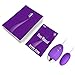 Love Egg Bullet for Women Waterproof Silicone with 20 -Frequency Purple