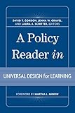 A Policy Reader in Universal Design for Learning, Gordon, David T., 1934742384