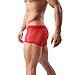 Tonsee® Sexy Men's See Through Briefs Shorts Underwear (M, Red)