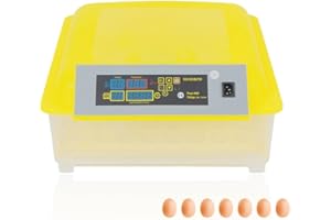 ALLGOOD 48 Eggs Incubator Automatic Digital Hatcher Machine with Auto Turning for Hatching Chicken Duck Goose Birds Quail