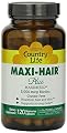 Country Life, Maxi Hair Plus, 120 Veggie Caps