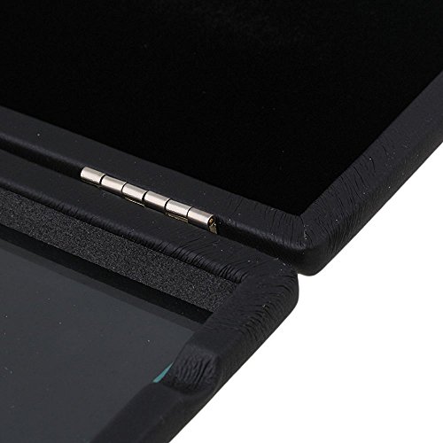 Surfing Clarinet Saxophone Reed Case for 6 Reeds Woodwind Accessories Internal Glass Pane Black - Thumbnail 3