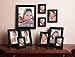 Philip Whitney 10 Piece Picture Frame Set Contemporary Black, NEW! With hooks on the back of the frames in order to hang it on a wall