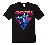 Mens Marvel X-Men Cyclops Retro Neon Triangle Graphic T-Shirt XL Black