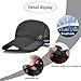 Sport Cap Summer Quick Drying Sun Hat UV Protection Outdoor Cap for Men, Women Black