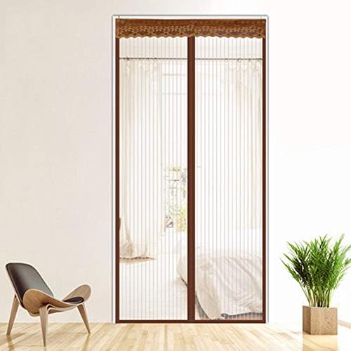 FOOX Magnetic Screen Door, Thermal and Insulation Magnetic Screen Plastic Door Curtain Enjoy Cool Summer & Warm Winter Fit Your Door Size Up,40x96in/100x240CM