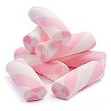 Candy Shop Pink & White Marshmallow Twists - 2.2 lb Bag (PACK)