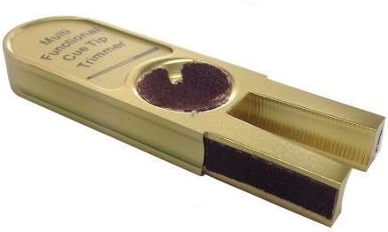 Zhoyea Durable Multifunctional Ultimate Snooker Pool Cue Tip Scuffer Burnisher