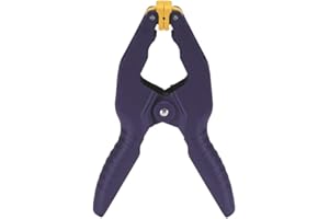 IRWIN Tools QUICK-GRIP Resin Spring Clamp, 2-inch (58200) , Blue