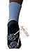 Deluxe Adult White Anti Non Slip Skid Slipper Crew Ankle Resistant Socks For Womens (9-11, 6 pack/anti-slip white grey)