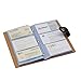 Tenn Well Business Card Holder Book, Durable Business Card Folder with Magnetic Closure for 300 Business Cards, Credit Cards or Membership Cards, Black