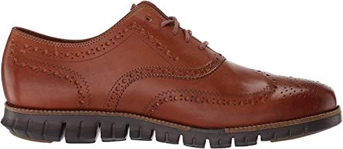 cole haan zerogrand wingtip oxford british tan java
