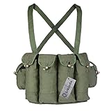 Loklode Surplus Military Chinese Type 81 Ak47 Rifle Chest Rig Ammo Pouch Green
