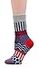 Women's Crew Socks Wool Thick Winter 5-Pack - Wave, Medium