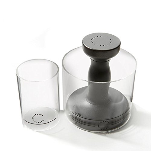 Curtis Stone Burger Press and Meat Tenderizer Set (Renewed)