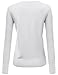 Basic Solid V Neck Sweater Cardigans White Size S
