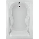 American Standard 2774002.020 Cadet 72 x 42-Inch Bath Tub with Form Fitted Back Rest, White