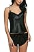 Avidlove Women Lingerie Sleepwear Satin Pajama Sexy Camisole Short Sets Black M