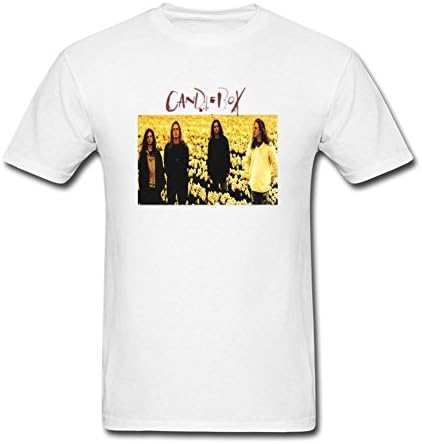 FUSHUO Men's Candlebox T-shirt Size L White