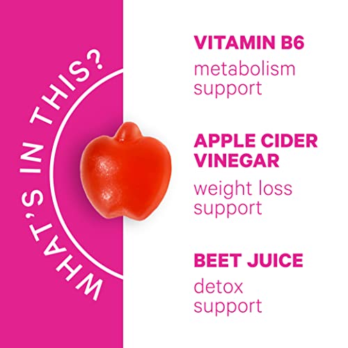 Pink Stork Total Apple Cider Vinegar Gummies ACV Gummy Vitamins for