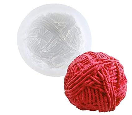 Amazon Com Knitting Wool Candle Mold Hemisphere Yarn Ball