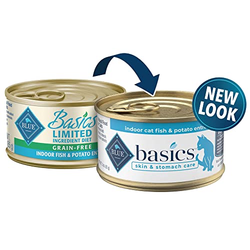 Blue Buffalo Basics Skin & Stomach Care, Grain Free Natural Adult Pate