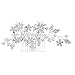 Pixnor Hair Pin Bridal Hair Comb for Wedding Crystal Rhinestones Pearls Decor(Silver)