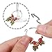 Yonune 16 Pack Wine Glass Charms Christmas Themed Wine Glass Markers Tags, Drink Markers Wine Accessories for Christmas Party Favors Supplies (16 Styles)