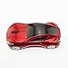 YL-VV Sport Car Mouse 2.4GHz Wireless Mouse Car Shape Optical Gaming Mouse with USB Receiver 1600DPI 3 Buttons for Home Office Using (Red)