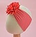 QandSweet Baby Girl's Headbands Newborn Bows Soft Nylon Head Wraps for Photograph (Mixed 6 Pack)