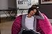 Sofa Sack Bean Bag Chair - Plush, Ultra Soft - Memory Foam Bean Bag Chair with Microsuede Cover - Stuffed Foam Filled Furniture and Accessories for Dorm Room 4 Feet - Magenta