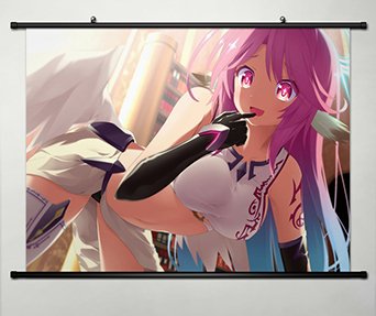 Home Decor Japanese Anime No Game No Life Sora Shiro sexy Cosplay 24.5x17.7 Inches -058