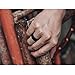 Egnaro Silicone Ring Men, Inner Arc Ergonomic Breathable Design Mens Rubber Wedding Band with Half Sizes, 7 Rings / 4 Rings / 1 Ring Engagement Bands Promise Rings, 8mm Wide - 2.5mm Thick