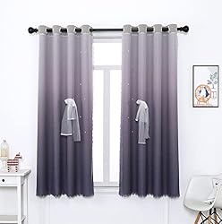 ZJXSNEH Blackout Star Curtains Stars Blackout