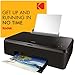 Kodak V65MEGA3ECO/37 Verite Wireless Color Photo Inkjet Printer with Scanner and Copier and XL Ink Bundle, Black