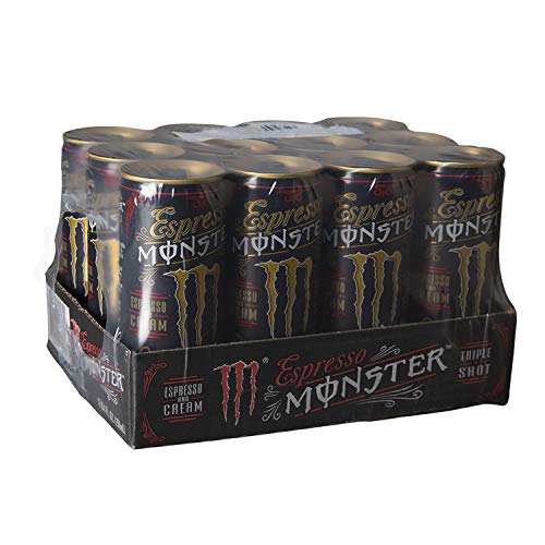 Monster Espresso - Espresso and Cream - Triple Shot - 8.4oz. (Pack of 24)