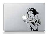 Snow White Macbook Decal Vinyl Stickers Mac Book Pro Apple Decals Sticker Laptop Decorative Computer Accesory Electronics Disney Apple Logo