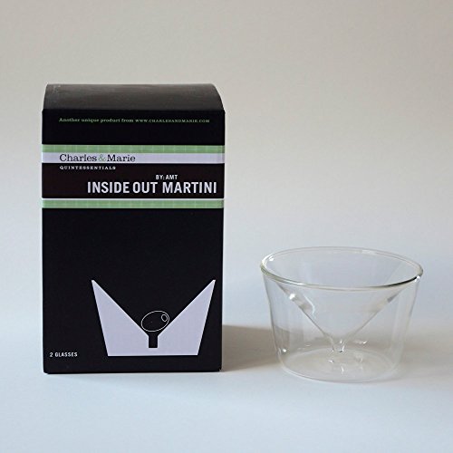 Charles and Marie | InsideOut-Collection | doppelwandige Design Martini- & Cocktailgläser | 2er-Geschenkset zur Hochzeit… – Bild 5
