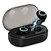 U-ROK Bluetooth 5.0 Wireless Earbuds with 500mAh Charging Case, Touch Control Sports Earphones in-Ear IPX5 Waterproof HD Stereo Sweatproof Headphones with Built-in Mic for Gym and Running (Black)