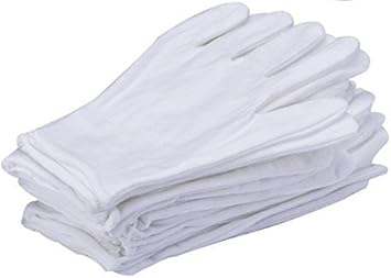 amazon long white gloves