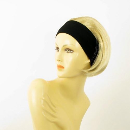 univers perruque Short Headband Wig Women Smooth Blond Golden Wick Very Light Blond Ref: Amanda 24bt613