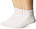 Wigwam S60 Quarter 6-Pack White LG 2-PACK