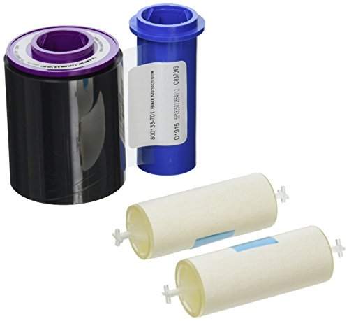 Zebra Technologies 800077-701 True Colors IX Series Monochrome Ribbon for ZXP Series, 7 Compatible, Black, 2500 Labels per Roll - Thumbnail 2