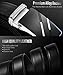 QISHI YUHUA Ratchet Belt for Men, Slide Men's Belt with Genuine Leather 1 3/8,Trim to Fit - Black,137-M