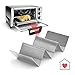 Large Stainless Steel Metal Taco Holder Stand | 2 Pack | Quality Gifts for Women Men Kids| Kitchen Gadgets Safe for Oven Rack, Grill, Dishwasher Restaurant Baking