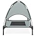 Best Choice Products Raised Mesh Cot Cooling Dog Bed, 30in, Gray, w/Removable Canopy Shade Tent, Travel Bag, Breathable Fabricthumb 4