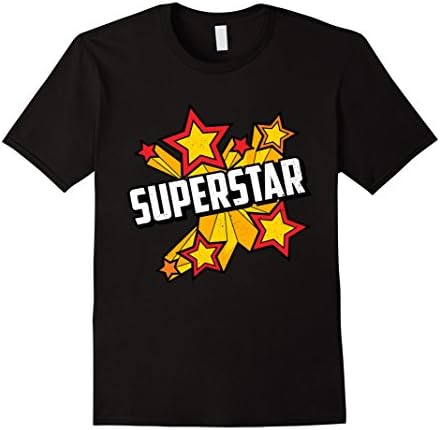 Men's Superstar T-Shirt For Everyone - Superhero T-Shirt Small Black